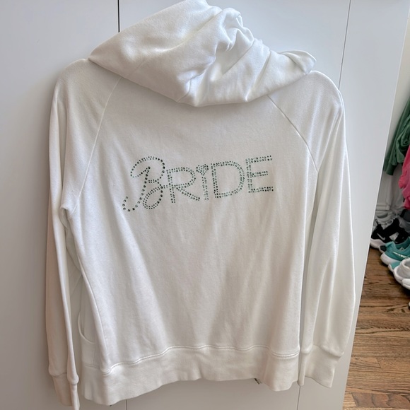 Bride Hoodie Zip Up Jacket Bridal - Picture 1 of 5